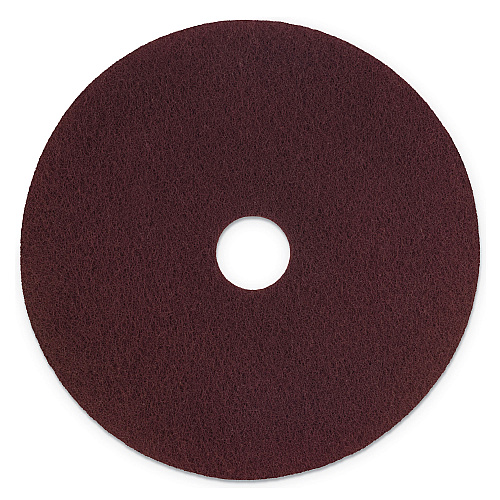 Scotch-Brite Surface Preparation Pad Plus, 17" Diameter, Maroon, 5/Carton (SPPP17)