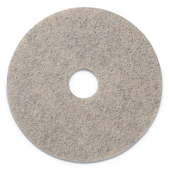Combo Burnishing Pads, 19" Diameter, Tan, 5/carton