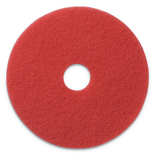 Americo Buffing Pads, 20" Diameter, Red, 5/Carton (404420)