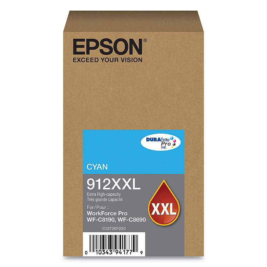 Epson T912XXL220 Cyan Ink Cartridge