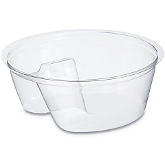 Dart Single Compartment Cup Insert, 3.5 oz, Clear, 1,000/Carton (PF35C1)