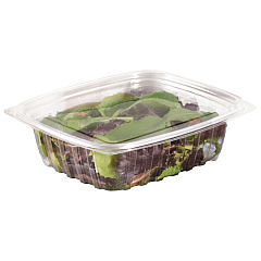 Dart ClearPac Clear Container Lids, Flat, 6.5 x 7.5, Clear, Plastic, 63/Pack, 8 Packs/Carton (C32DLR)
