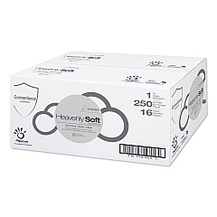 Papernet Heavenly Soft Multi-Fold Paper Towel, Standard, 4.5 x 9.5, White, 250/Pack, 16 Packs/Carton (410164)