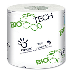 Papernet BioTech Toilet Tissue, Septic Safe, 2-Ply, White, 500 Sheets/Roll, 96 Rolls/Carton (415596)