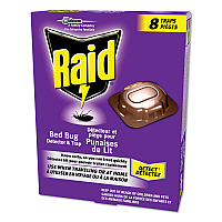 Raid Bed Bug Detector and Trap, 17.5 oz, Aerosol, 6/Carton (674798)