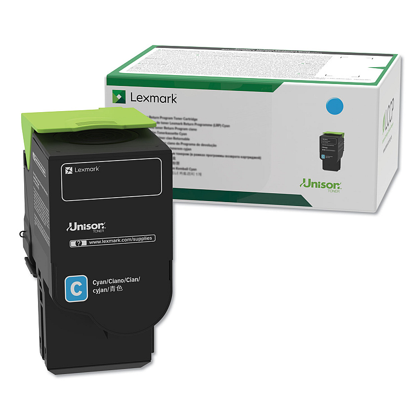 Lexmark 78C10C0 Cyan Toner Cartridge