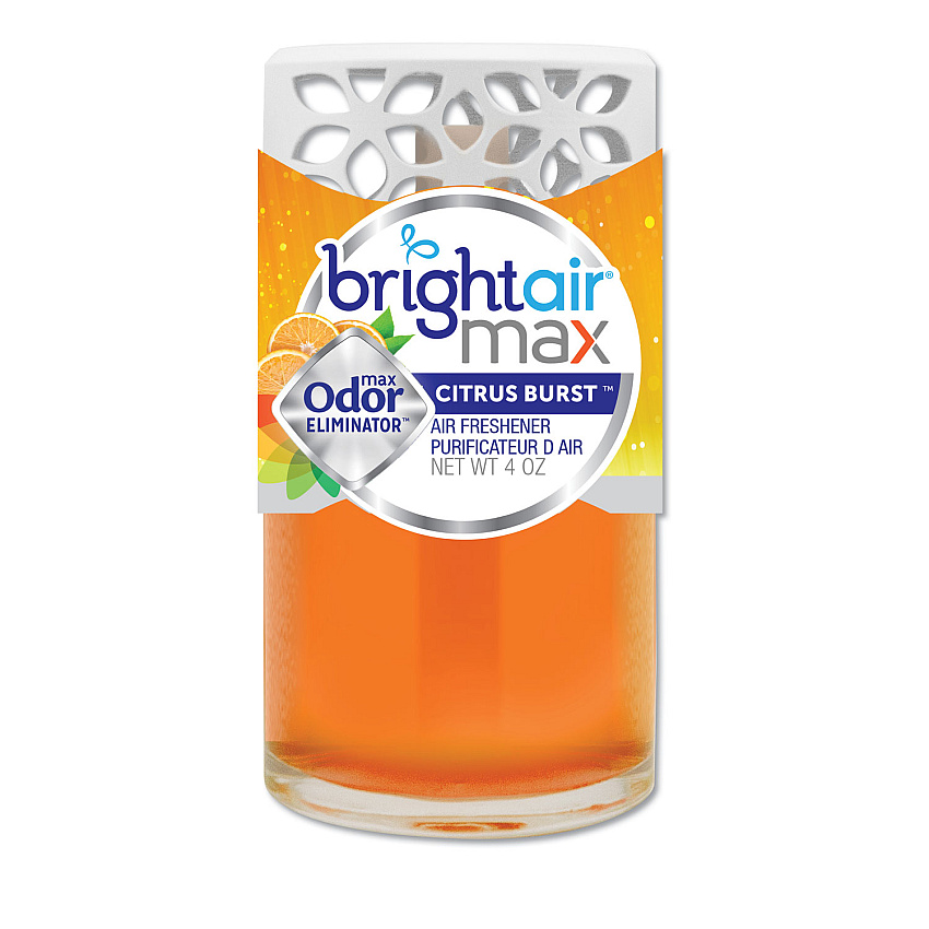 BRIGHT Air Max Scented Oil Air Freshener, Citrus Burst, 4 oz (900440EA)