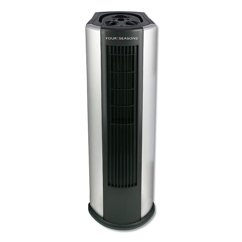Envion Four Seasons 4-in-1 Air Purifier/Heater/Fan/Humidifier, 1,500 W, 9 x 11 x 26, Black/Silver (90FS01RFS01W)