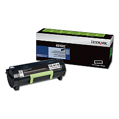 Lexmark 60F1X0E (601XE) Return Program Extra High-Yield Toner, Black
