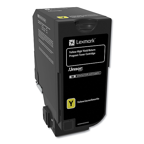 Lexmark 74C1HY0 Yellow Toner Cartridge