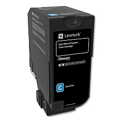 Lexmark 74C10C0 Cyan Toner Cartridge