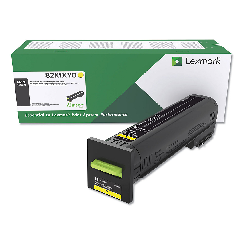 Lexmark 82K0X40 Yellow Toner Cartridge
