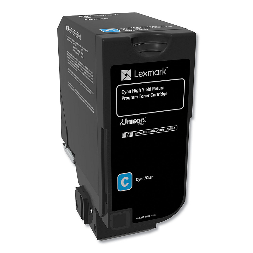 Lexmark 84C1HC0 Cyan Toner Cartridge