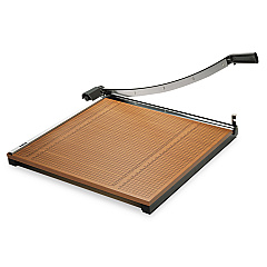 X-ACTO Square Commercial Grade Wood Base Guillotine Trimmer, 20 Sheets, 24" Cut Length, 24 x 24 (26624)