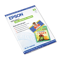 Epson S041106 Photo Quality Self Adhesive Sheets
