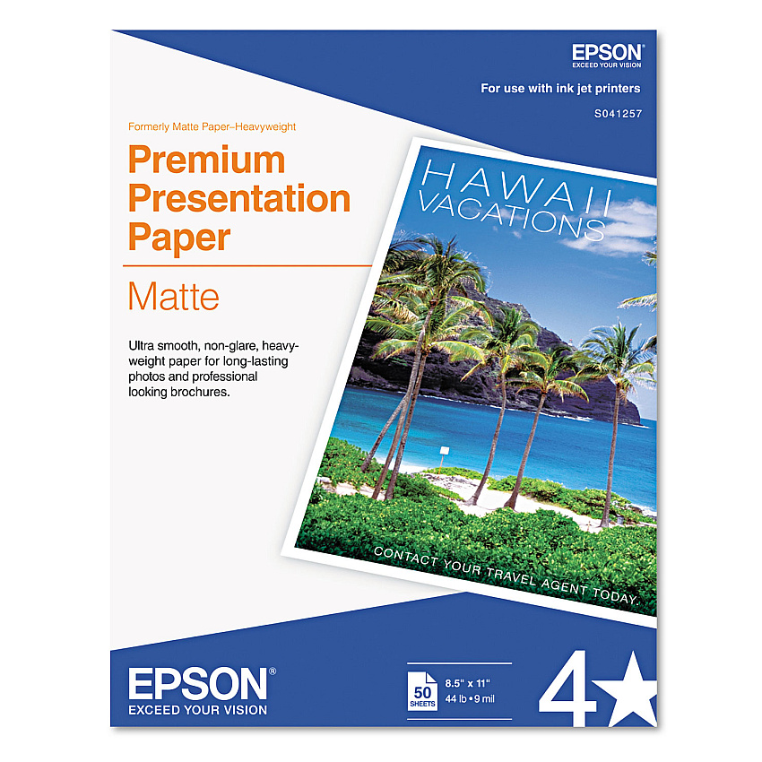 Epson S041257 Premium Presentation Paper Matte