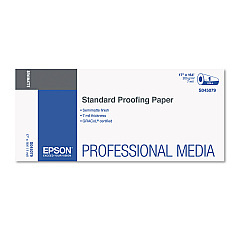 Proofing Paper Roll, 7 mil, 17" x 164 ft, Semi-Matte; Resin White