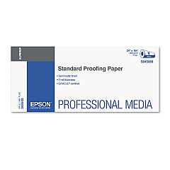 Proofing Paper Roll, 7 mil, 24" x 164 ft, Semi-Matte; Resin White