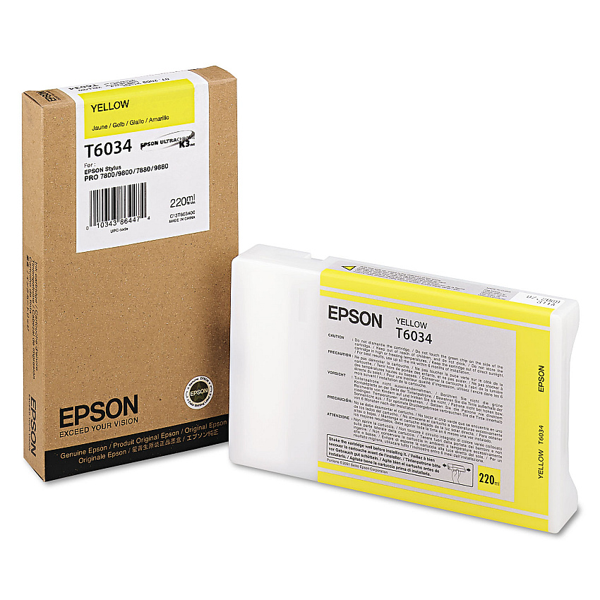 Epson T603400 Yellow Ink Cartridge