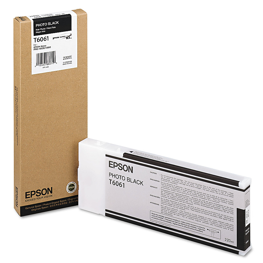 Epson T606100 Photo Black Ink Cartridge