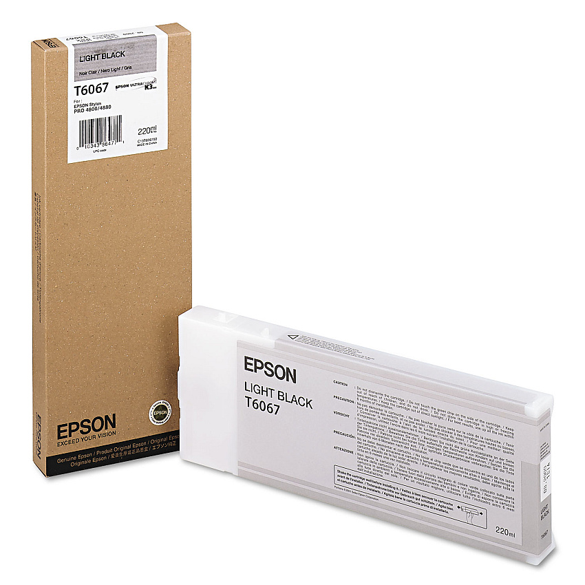 Epson T606700 Light Black Ink Cartridge