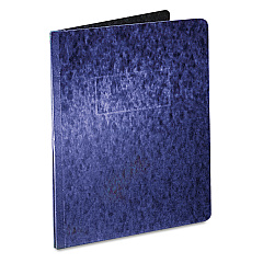 Oxford Heavyweight PressGuard and Pressboard Report Cover w/ Reinforced Side Hinge, 2-Prong Fastener, 3" Cap, 8.5 x 11, Dark Blue (12902)