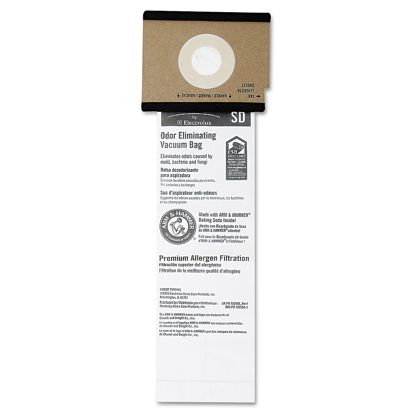 Sanitaire SD Premium Allergen Vacuum Bags for SC9100 Series, 50/Case (63262B10CT)