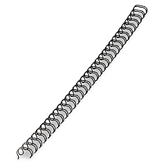 Fellowes Wire Bindings, 5/16" Diameter, 50 Sheet Capacity, Black, 25/Pack (5255201)