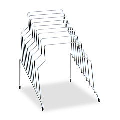 Fellowes Wire Step File, 8 Sections, Letter to Legal Size Files, 10.13" x 12.13" x 11.81", Silver (72604)