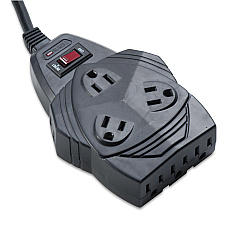 Fellowes Mighty 8 Surge Protector, 8 AC Outlets, 6 ft Cord, 1,460 J, Black (99091)