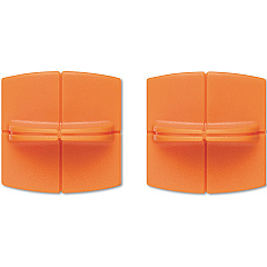 Fiskars Replacement Steel Blade Carriage for 12" Portable Trimmer, 2/Pack (1968701001)
