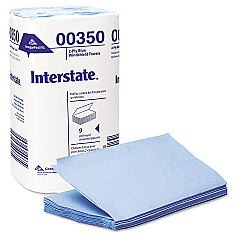 Georgia Pacific Professional Two-Ply Singlefold Auto Care Paper Wipers, 9.5 x 10.5, Blue, 250/Pack, 9 Packs/Carton (00350)