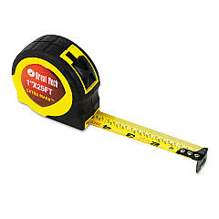 Great Neck ExtraMark Power Tape, 1" x 25ft, Steel, Yellow/Black (95005)