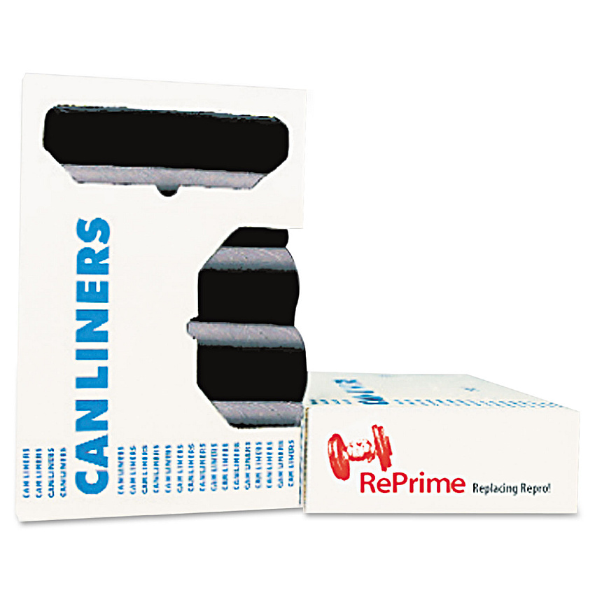 Linear Low Density Can Liners with AccuFit Sizing, 32 gal, 0.9 mil, 33" x 44", Black, 100/Carton (H6644TKR01)