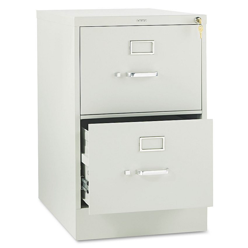HON 310 Series Vertical File, 2 Legal-Size File Drawers, Light Gray, 18.25" x 26.5" x 29" (312CPQ)