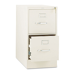 HON 310 Series Vertical File, 2 Letter-Size File Drawers, Putty, 15" x 26.5" x 29" (312PL)