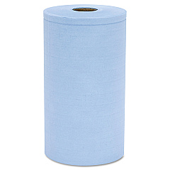 HOSPECO Prism Scrim Reinforced Wipers, 4-Ply, 9.75" x 275 ft, Blue, 6 Rolls/Carton (C2375BH)