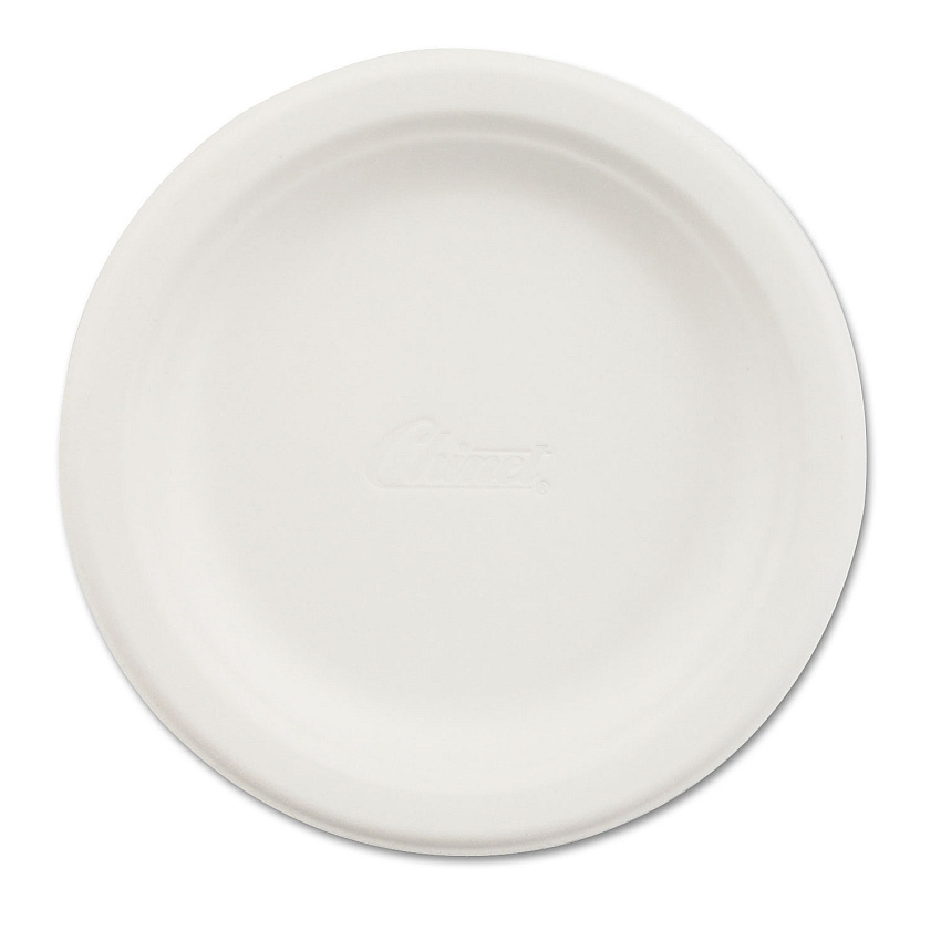 Chinet Paper Dinnerware, Plate, 6" dia, White, 1,000/Carton (21225)