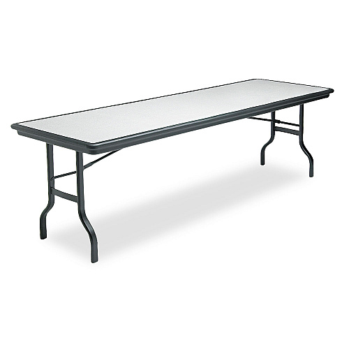 Iceberg IndestrucTable Ultimate Folding Table, 96 x 30 x 29, Granite/Black (65137)