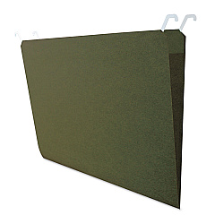 find It Hanging File Folders with Innovative Top Rail, Legal Size, 1/4-Cut Tabs, Standard Green, 20/Pack (FT07043)