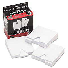 Vaultz CD File Folders, 100/Pack (VZ01096)