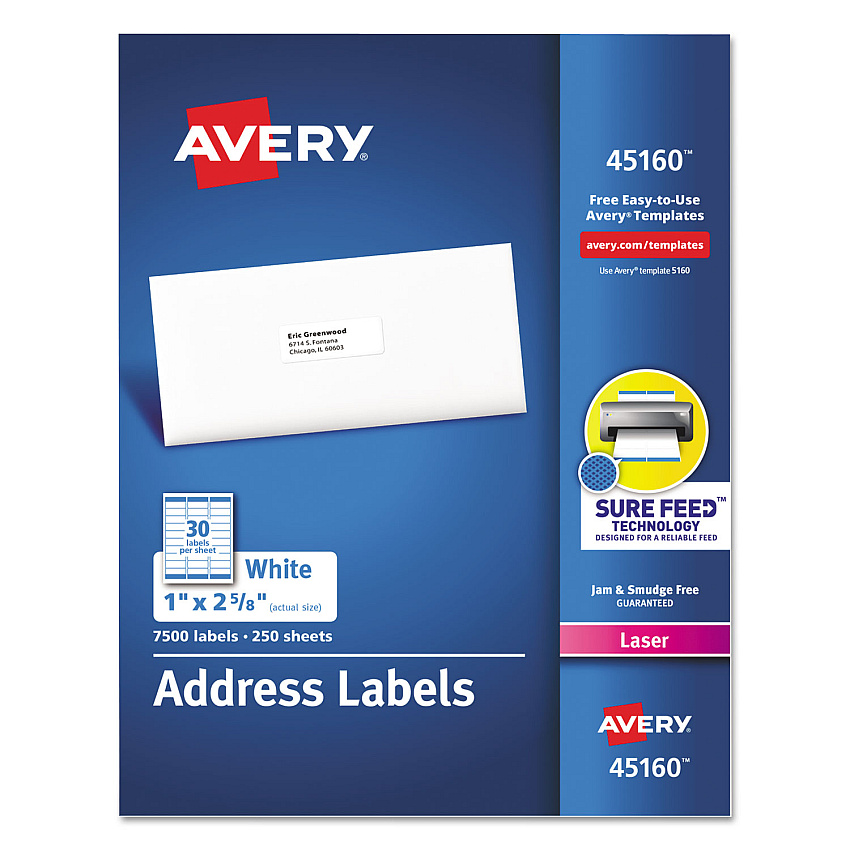 Avery 45160 Labels