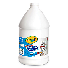 Crayola Washable Paint, White, 1 gal Bottle (542128053)
