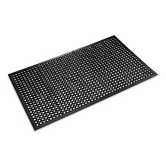 Crown Safewalk-Light Drainage Safety Mat, Rubber, 36 x 60, Black (WSCT35BK)
