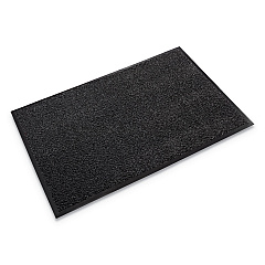 Crown Dust-Star Microfiber Wiper Mat, 36 x 120, Charcoal (DS0310CH)