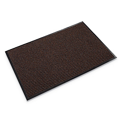 Crown Needle Rib Wipe and Scrape Mat, Polypropylene, 36 x 120, Brown (NR0310BR)