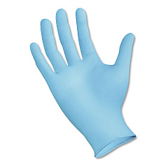 Boardwalk Disposable Examination Nitrile Gloves, Medium, Blue, 5 mil, 100/Box (BWK382MBXA)