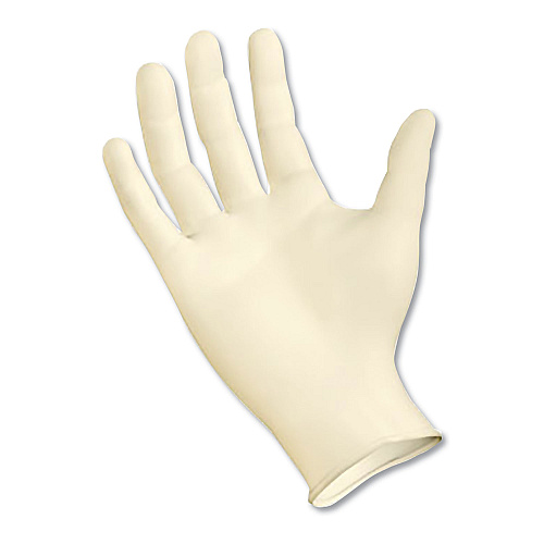 Boardwalk Powder-Free Synthetic Examination Vinyl Gloves, Large, Cream, 5 mil, 1000/Ctn (BWK310LCT)