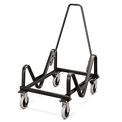 HON Olson Stacker Series Cart, 21.38w x 35.5d x 37h, Black (4043T)