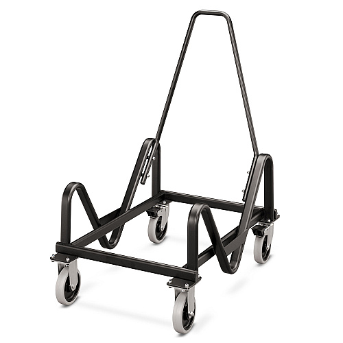 HON Olson Stacker Series Cart, 21.38w x 35.5d x 37h, Black (4043T)